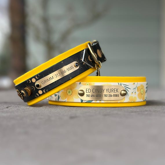 ADD-ON Custom Brass Name Plate, Personalized Dog Tag