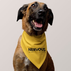 No Dogs Dog Bandana Reactive Dog Aggressive Dog Dog Training Etsy