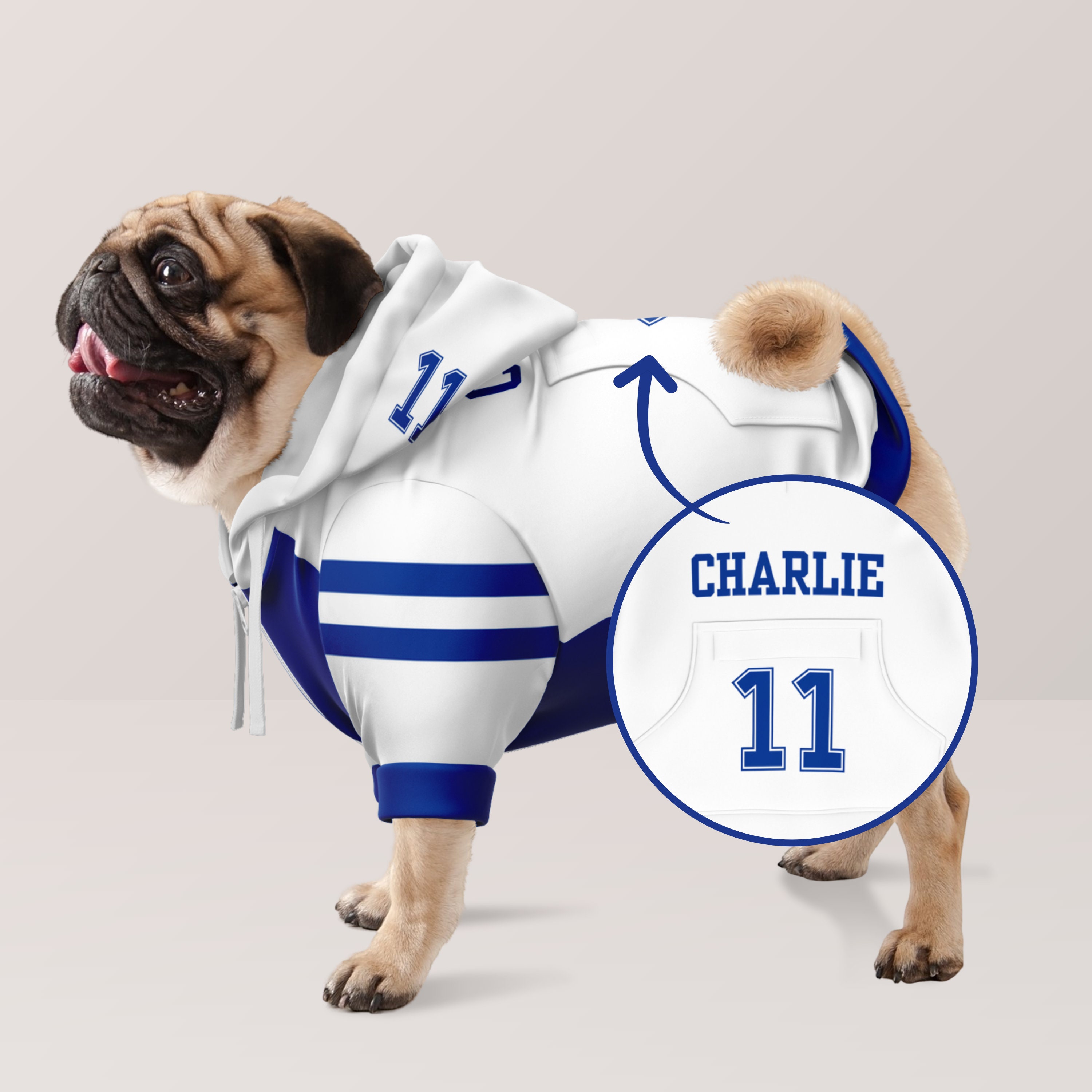 Custom dog hotsell jerseys nfl