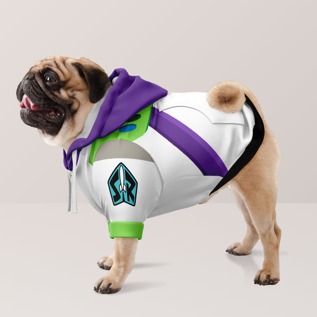 Buzz Lightyear Toy Story Dog Costume Pet Hoodie Sweatshirt Etsy