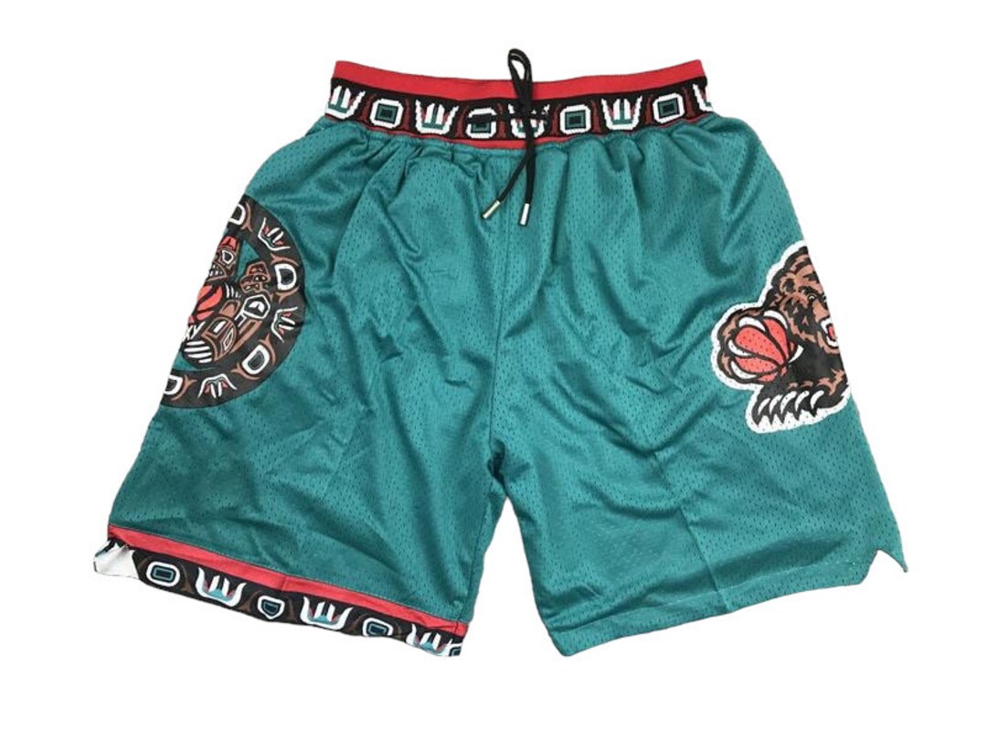 Memphis Vintage Throwback Classic Summer Basketball Shorts Etsy