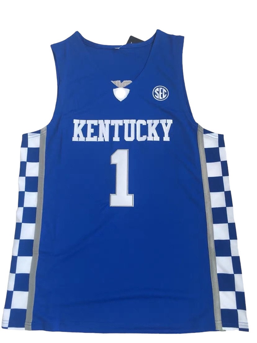 Nike Youth Kentucky Wildcats Devin Booker #1 Blue Replica Basketball Jersey