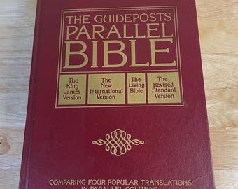 Guideposts Parallel Bible 1981 Zondervan 4 Translation Study Bible
