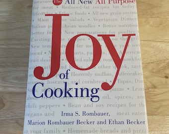 1997 The Joy of Cooking Hardcover Dust Jacket Ribbon Bookmark ISBN 0684818701