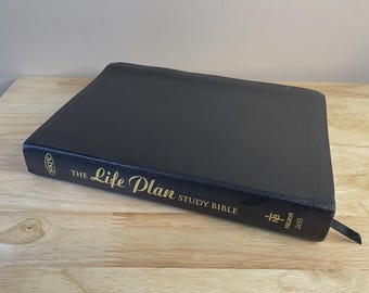 Life Plan Study Bible NKJV Red Letter John Hagee Thomas Nelson 2004 Leather