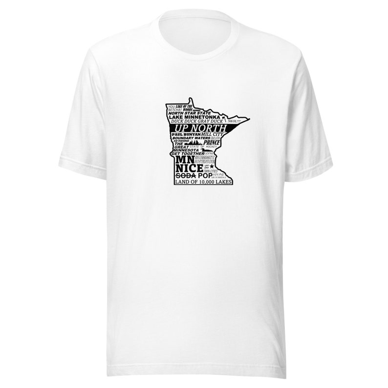 Minnesota Phrases State Spirit Shirt Etsy