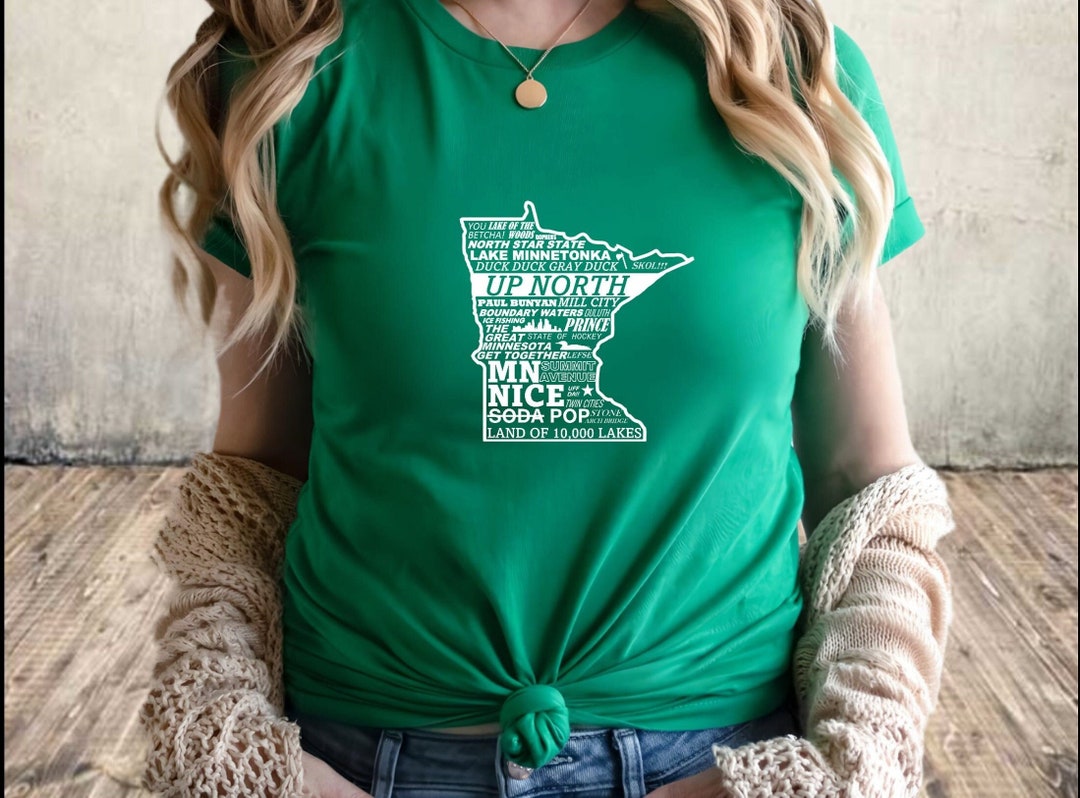 Minnesota Phrases State Spirit Shirt Etsy