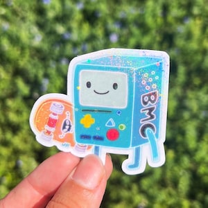 BMO | Adventure Time Sticker | Available in Gloss or Holographic Laminate