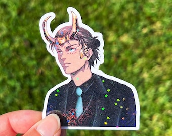 Eren Yeager | Attack on Titan Sticker | Gloss or Holographic Laminate