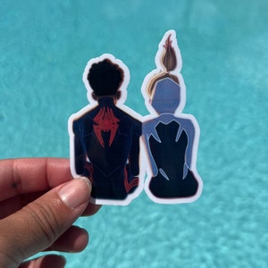Miles & Gwen | Across the Spider-Verse Sticker | Gloss or Holographic