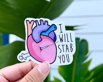 Nurse Sticker | Coffee, Scrubs & Rubber Gloves | Available in Gloss or Laminate Finish
