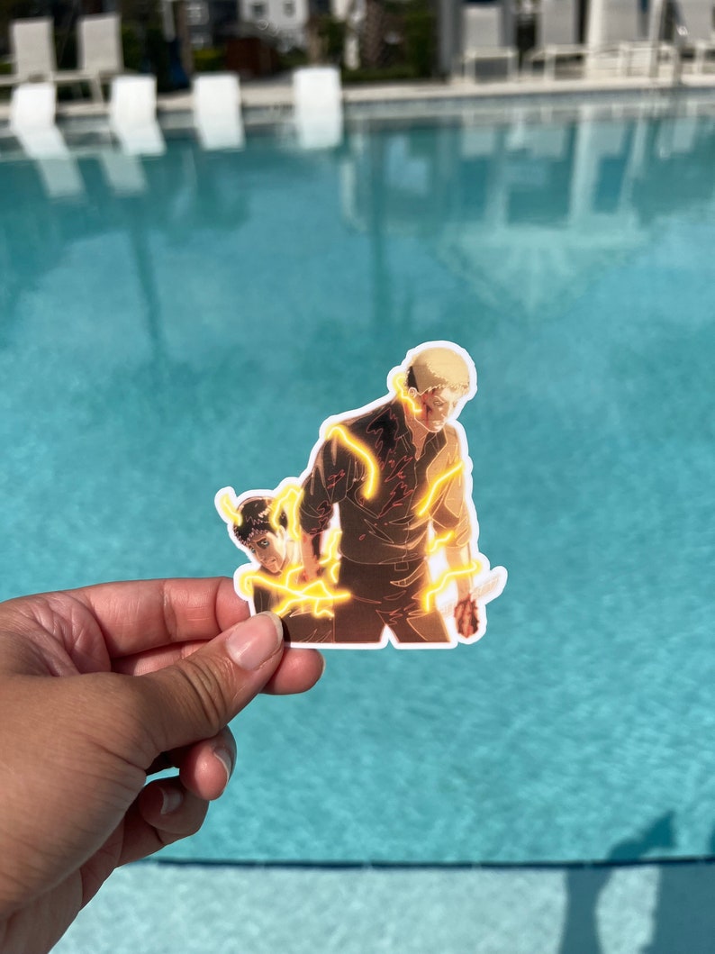 Reiner Sticker Attack on Titan Sticker | Reiner, Bertholdt | Gloss or Holographic ...