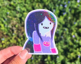 Marceline | Adventure Time Sticker | Available in Gloss or Holographic Laminate
