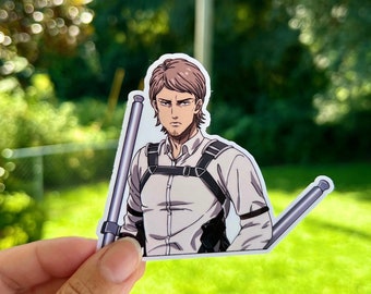 Pegatina de Ataque a los Titanes / Disponible en laminado brillante o holográfico