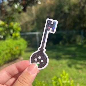 Spooky Key Sticker | Coraline | Available in Gloss or Holographic Laminate