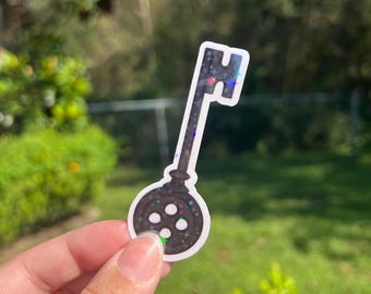 Spooky Key Sticker | Coraline | Available in Gloss or Holographic Laminate