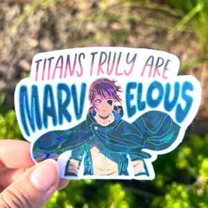 Hange Zoë | Attack on Titan Sticker | Available in Gloss or Holographic Laminate