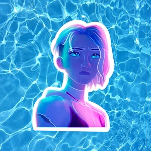 Gwen Stacy | Across the Spider Verse Sticker | Available in Gloss or Holographic Laminate