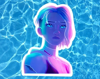 Gwen Stacy | Across the Spider Verse Sticker | Available in Gloss or Holographic Laminate