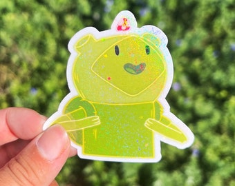 Fern the Human | Finn the Human | Adventure Time Sticker | Available in Gloss or Holographic Laminate