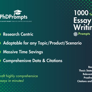 1000 ChatGPT Essay Writing Prompts for Academics image 2