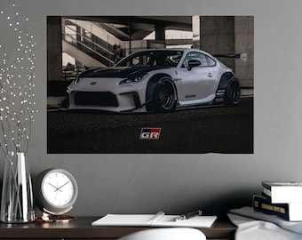 Toyota GT86 Poster Matte, Widebody Poster, GT86 Liberty Walk, Le Mans Poster, Car Poster, F1, JDM Poster