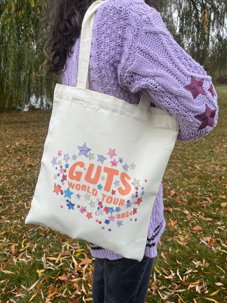 Olivia Rodrigo Tote Bag Guts Etsy
