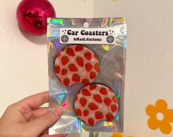 Car Coasters Fruit Designs