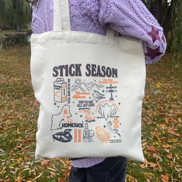 Noah inspired Tote Bag Stick Season