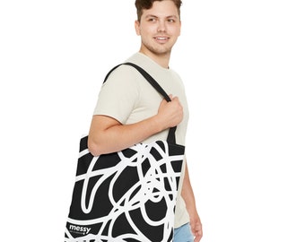 Tote Bag Black&White Erste Kollektion TOTE BAG Messy Limited Edition