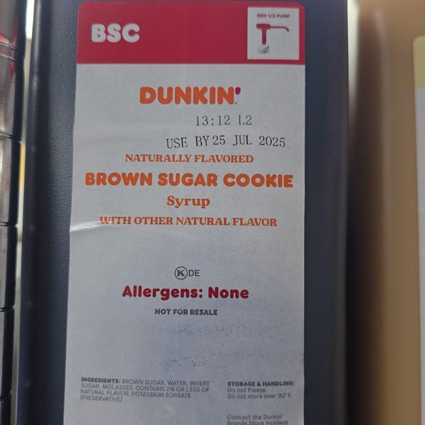 Dunkin Donuts Keksbuttersirup Kostenloser Versand! *Erhältlich bis 25.07.2025*
