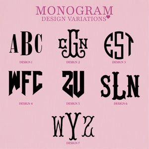 Monogram Custom Embroidered Pillow: Personalized College Gift Dorm Decor, Striped Ruffled Cushion image 10