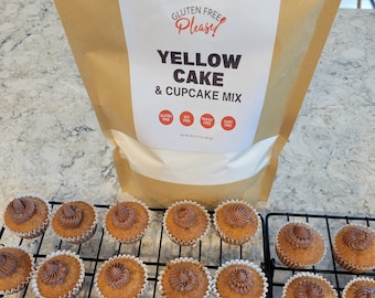 Glutenfreie Gelbe Kuchen & Cupcake Mischung