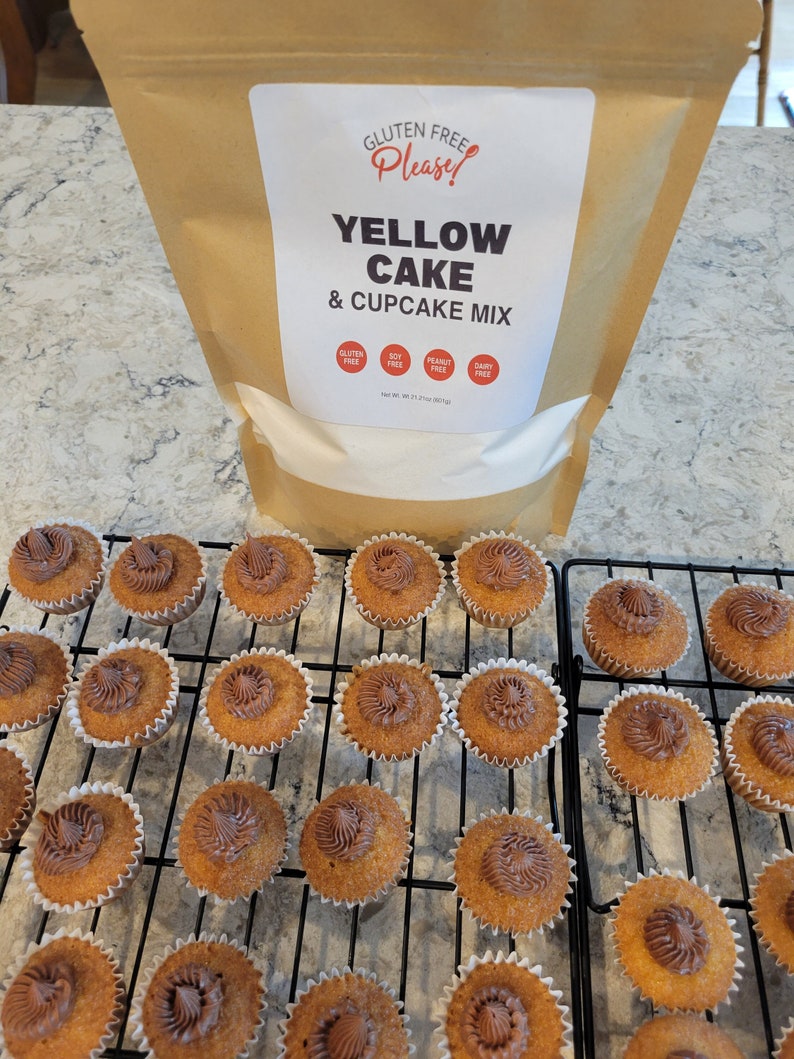 Gluten Free Yellow Cake & Cupcake Mix Etsy