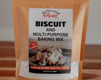 Gluten-Free Biscuit and Multi-Purpose Baking Mix | Dairy-Free, Nut-Free, Soy-Free | Easy Homemade Biscuits & More