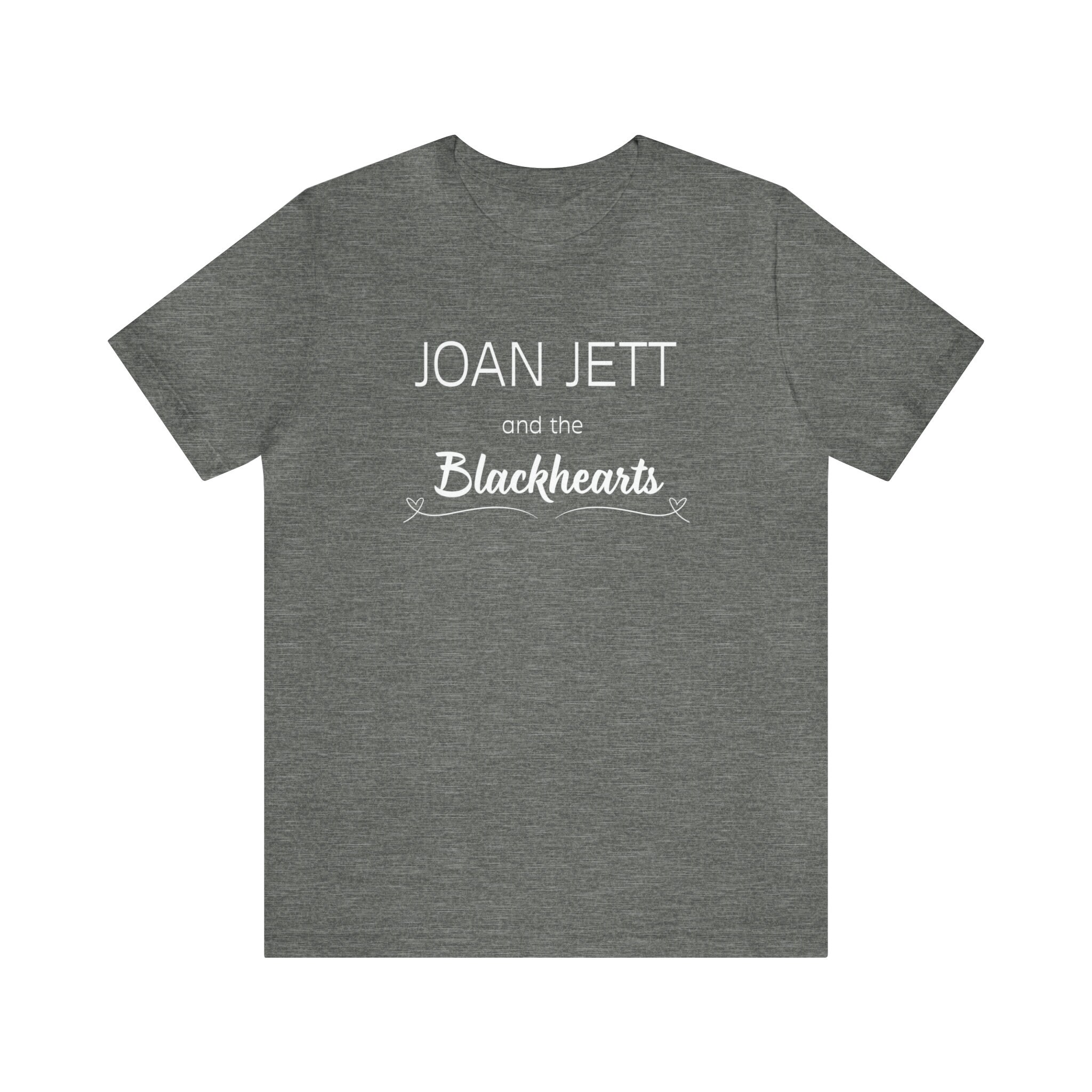 T-shirt Unisexe Coton Joan Jett & The Black Hearts - Taille S à 5XL, Couleur Noire, Personnalisable