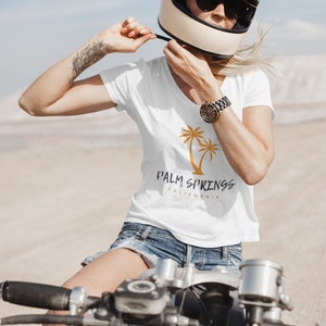 Camiseta unisex de manga corta de Palm Springs, California (dos colores disponibles)