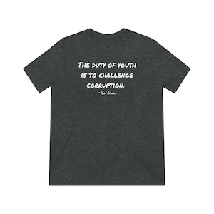 Kurt Cobain Quote Unisex Triblend Tee, Nirvana Shirt, Grunge Tee, Band Tee, Music Lover Gift, Activist Tee