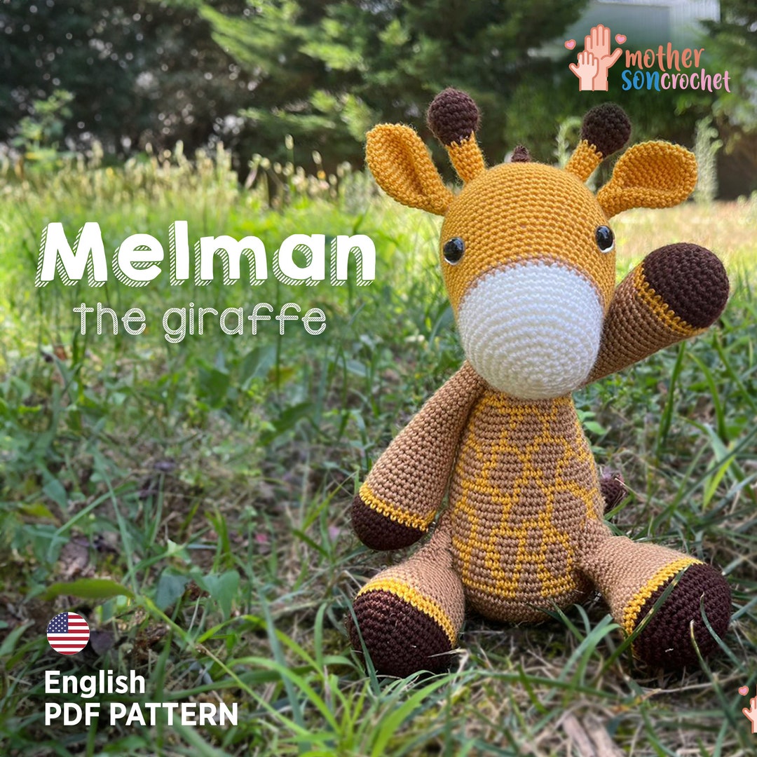 Crochet Pattern Giraffe, Amigurumi Tutorial PDF Pattern, Amigurumi Toy ...
