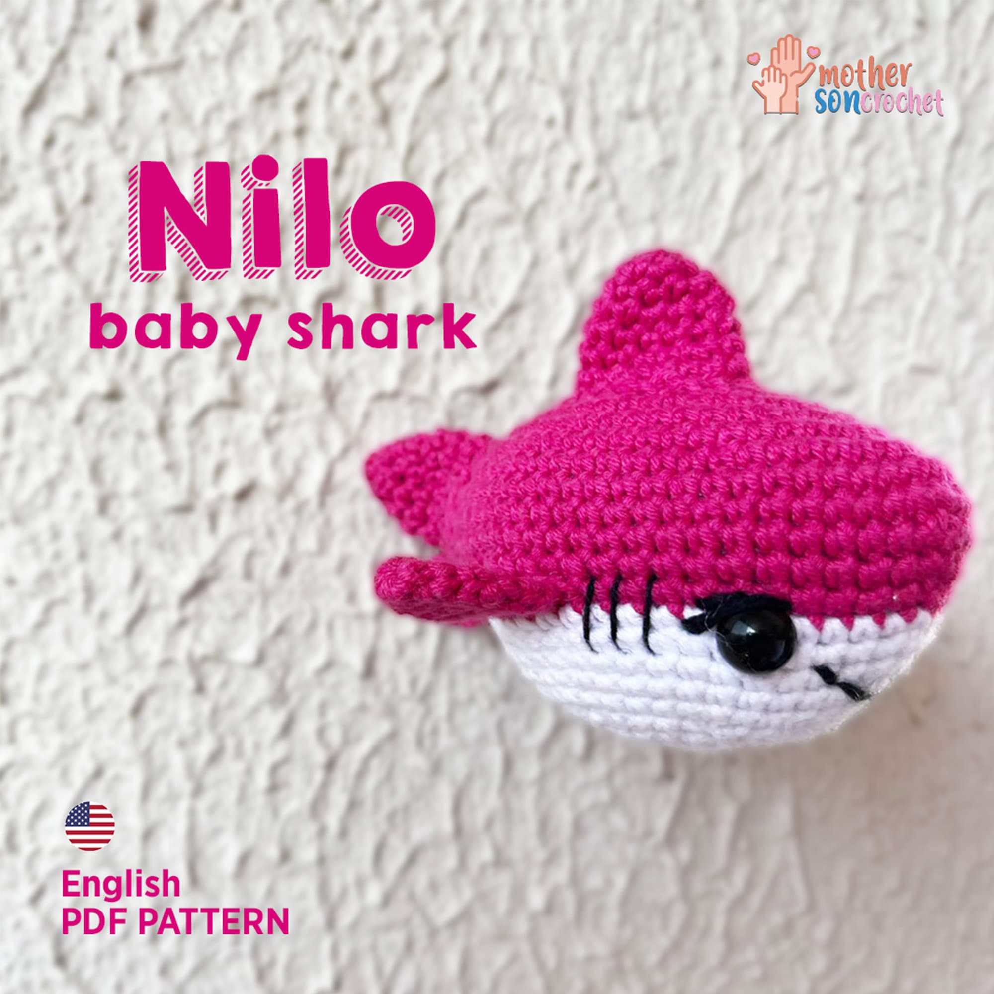 Crochet Pattern Baby Shark Amigurumi Tutorial PDF Pattern Amigurumi Pattern Amigurumi Baby Shark Pattern for Kids Instant PDF Download Etsy