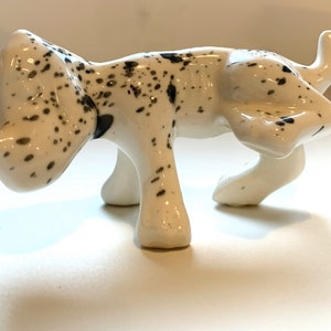 Kleine Dalmatiner Figur aus Keramik