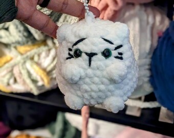 Crochet Animal Keychain, Kawaii Amigurumi Bag Charm