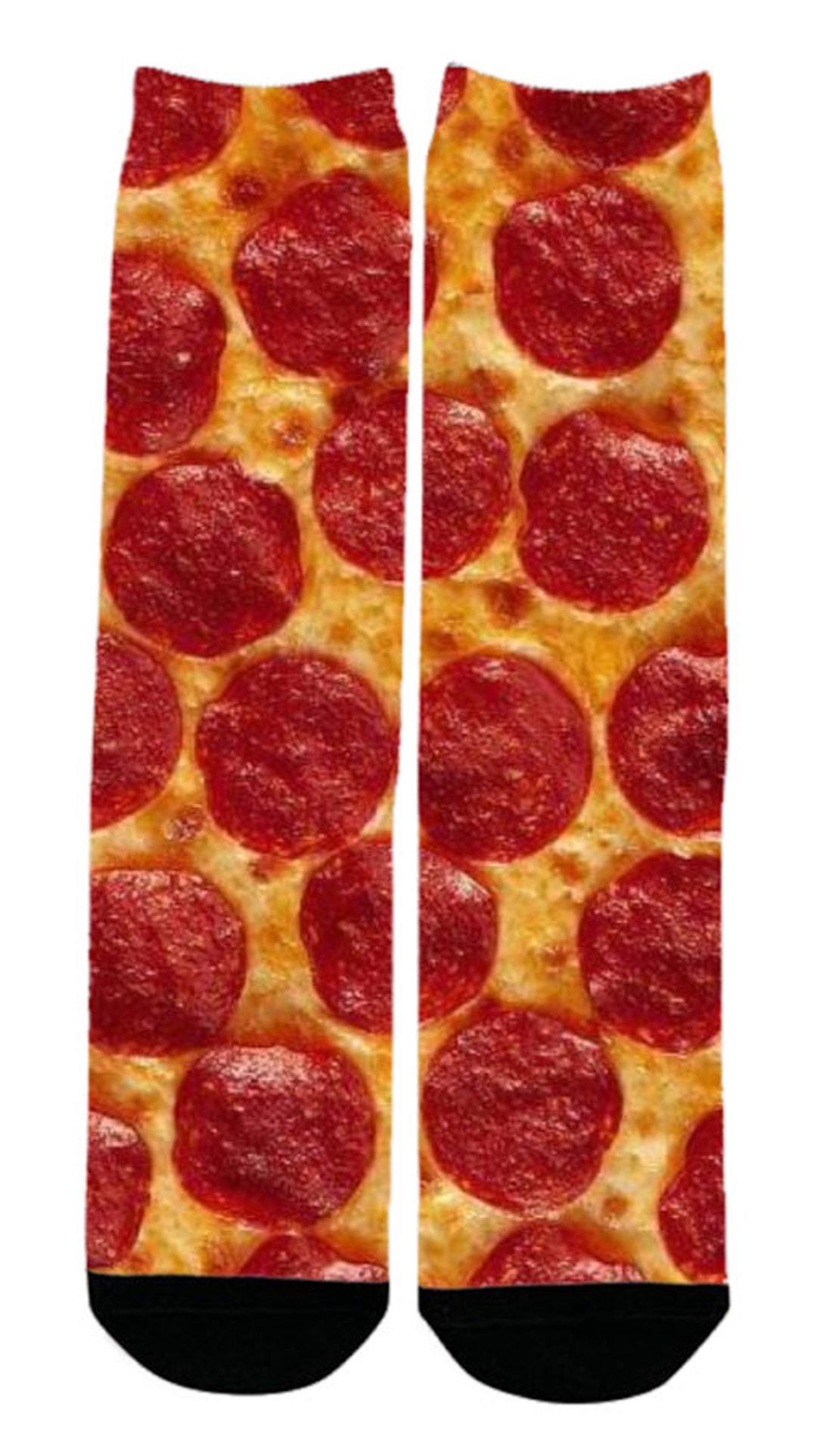 Pepperoni Pizza Dress Socks Male Female Unisex Holidays Birthdays