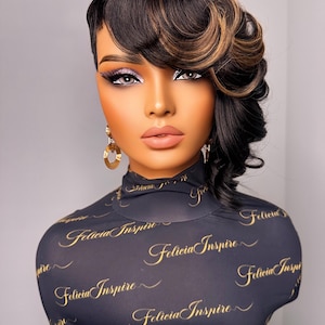 PIXIE WIG/ 5inch Lace Parting REMOVABLE Wig-Jazzi | Soft Curl Pixie Wig | Wigs For Black Women | Felicia Inspire