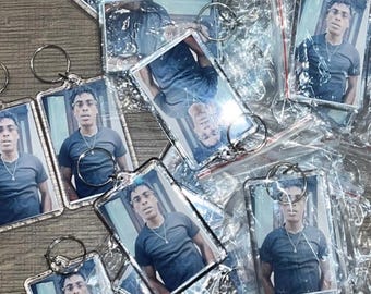 Photo Keychain: Personalized Name Tag, Emergency Contact