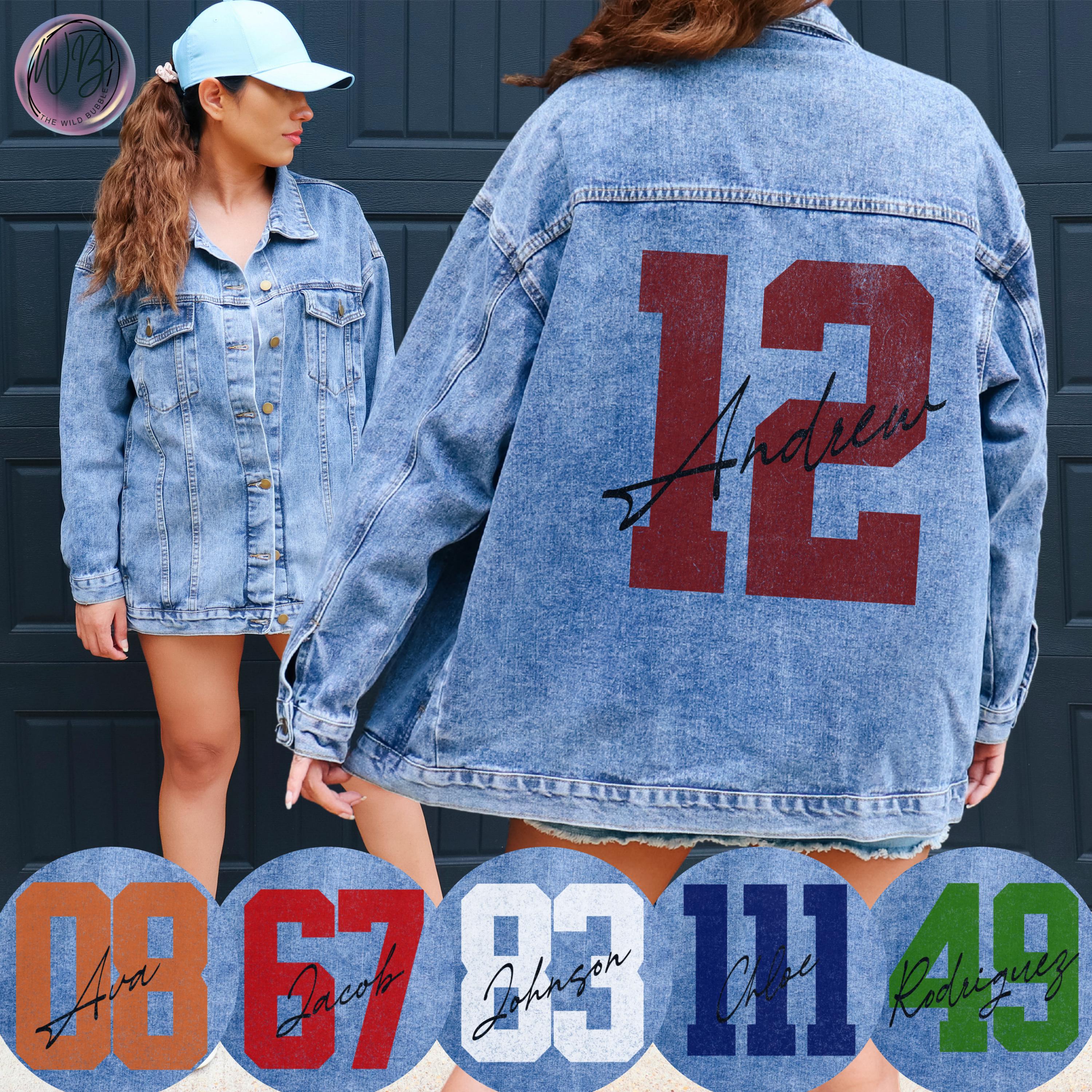 Denim Baseball Jacket - Etsy