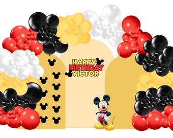 Mickey Mouse-achtergrondbord