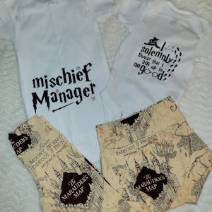 Harry Potter Marauders-kaart Hoog getailleerde legging, hoge taille bummy, baby, peuter, babymeisje, babyjongen, uniseks