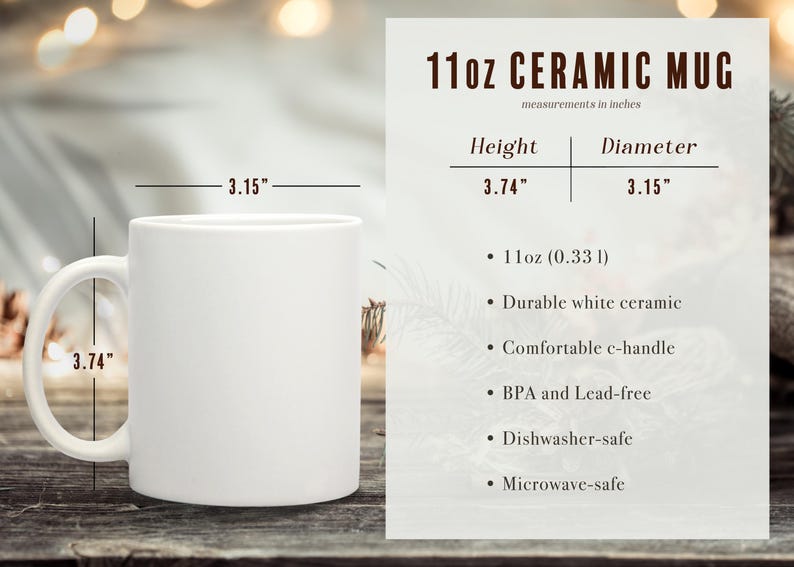 K&ouml;nnte beinhalten: Wei&szlig;e Keramiktasse mit C-f&ouml;rmigem Henkel. Die Tasse ist 9,5 cm hoch und 8 cm im Durchmesser. Sie fasst 330 ml Fl&uuml;ssigkeit. Die Tasse ist sp&uuml;lmaschinen- und mikrowellengeeignet.