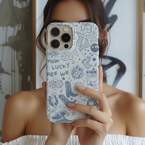Coquette Coastal Cowgirl Phone Case, Summer Phone Case, Long Live Cowgirls, Blue Phone Cover, Beach Phone Case, Western Boho, Cute Cell Case